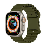 Durable Silicone Ocean Strap for Apple Watch