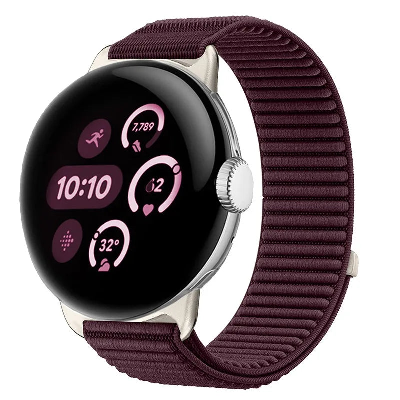 Breathable Woven Nylon Strap for Google Pixel Watch 4