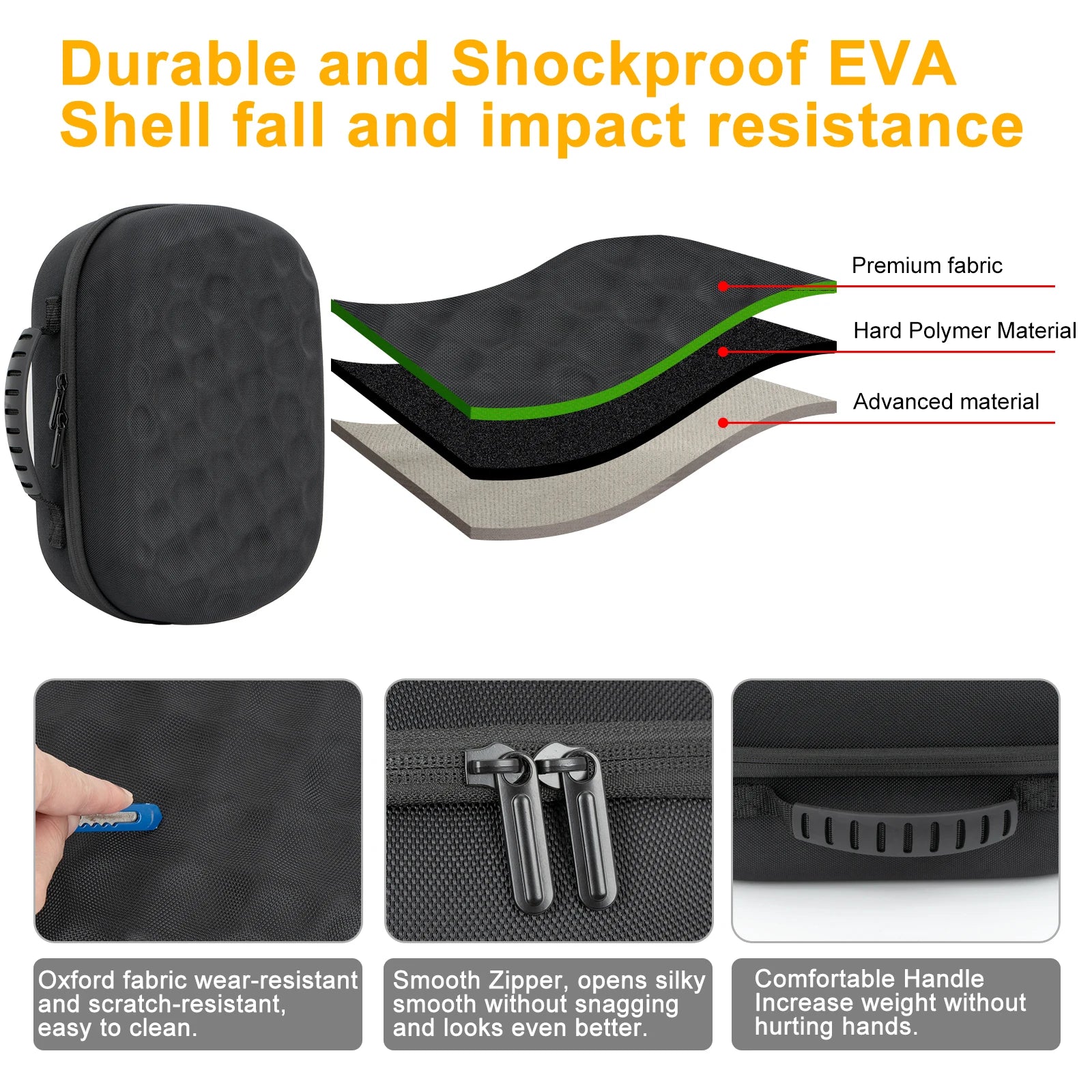 Hard Carrying Case for Meta Quest 3/3S VR Glasses