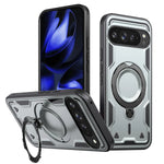 Google Pixel 10 Series Protective Magnetic Case with Rotating Ring Holder