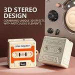 Wireless Charging Retro Cassette Case For Galaxy Buds4 / Buds4 Pro
