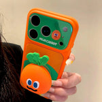 3D Cartoon Carrot Protective Case for iPhone 17 Series