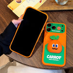 3D Cartoon Carrot Protective Case for iPhone 17 Series