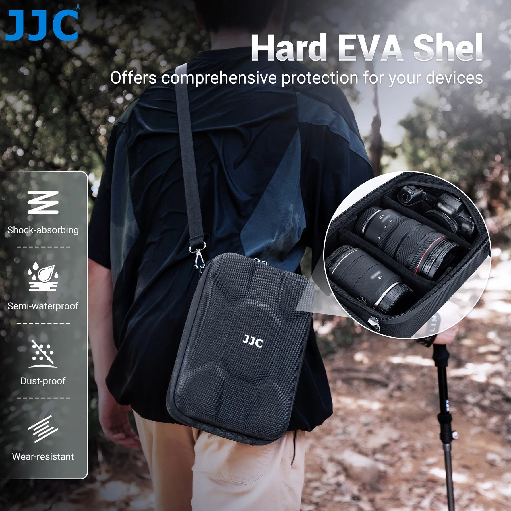 JJC Waterproof Hard Case