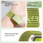 Elastic Nylon Velcro Adjustment Watch Band for Google Pixel Watch 3