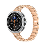 Diamond-Pattern Metal Link Bracelet with Quick-Release Attachment for Samsung Galaxy Watch 8 & Galaxy Watch 8 Classic