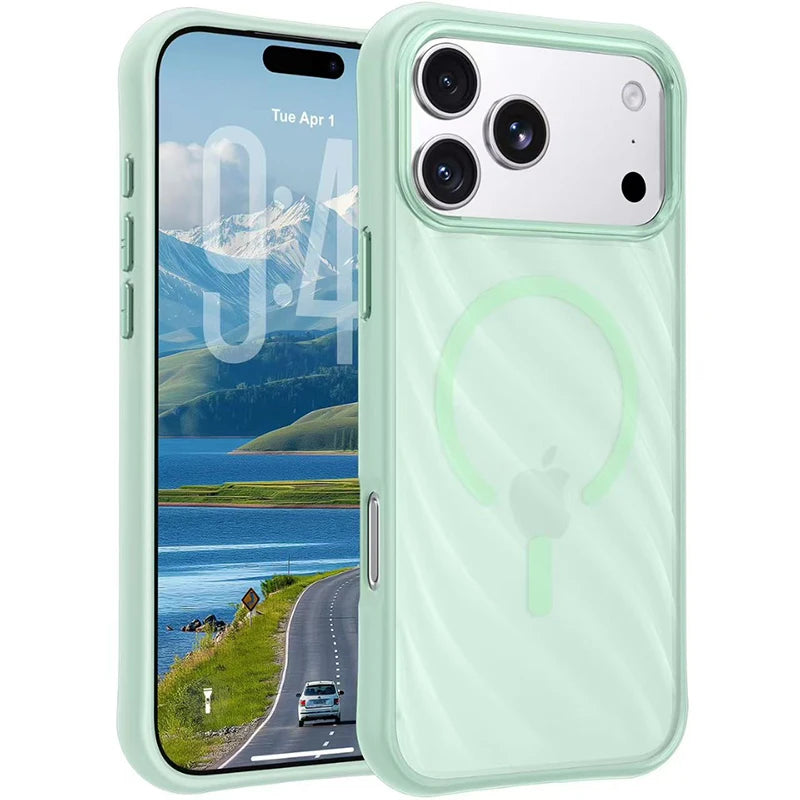 Frosted Semi-Transparent MagSafe Case for iPhone 18 Series