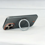 Ultrathin Frosted MagSafe Hard PC Case with 360° Rotating Kickstand for iPhone 16 Series
