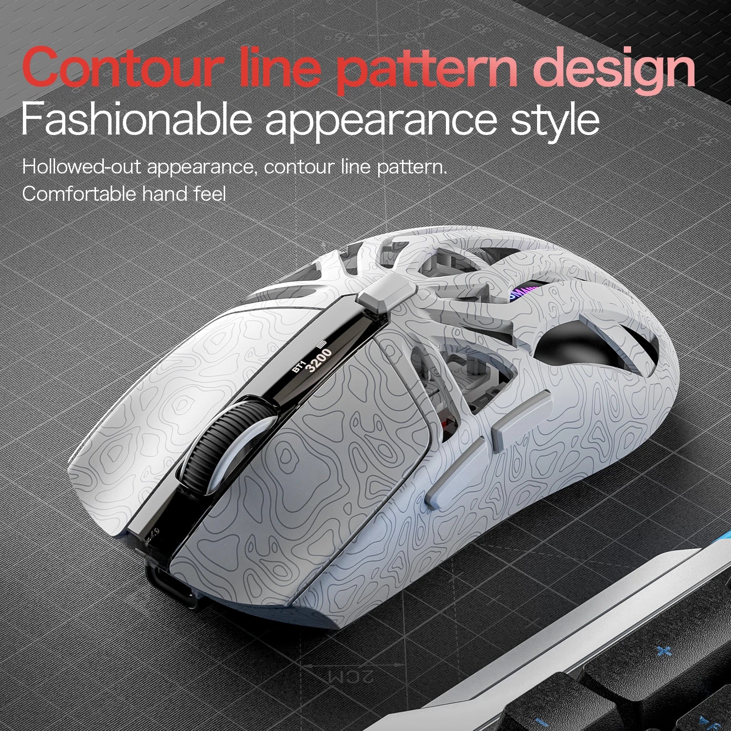 SMAILWOLF M8 Three-Mode 12000 DPI Mouse