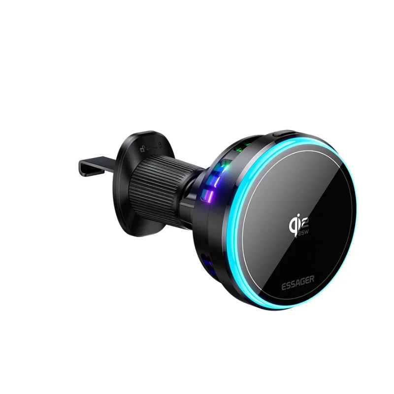 Essager Qi 25W Car Charger & Magnetic Phone Holder