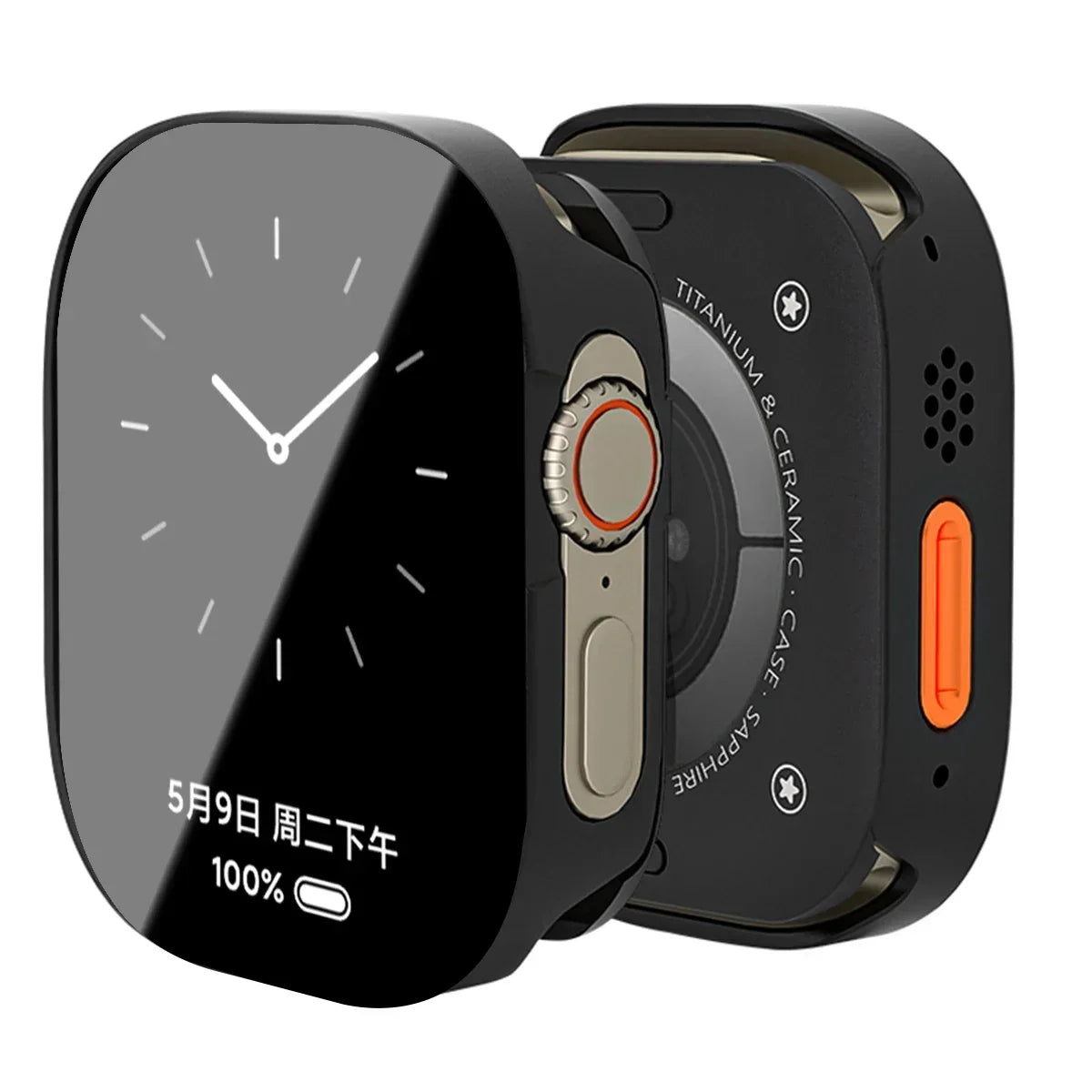 Durable Full-Coverage Metal Case for Apple Watch