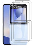 Samsung Galaxy Z Flip 7 Front & Back Tempered Glass Screen Protector