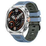 Two-Tone Perforated Silicone Sport Strap for Samsung Galaxy Watch Ultra 2