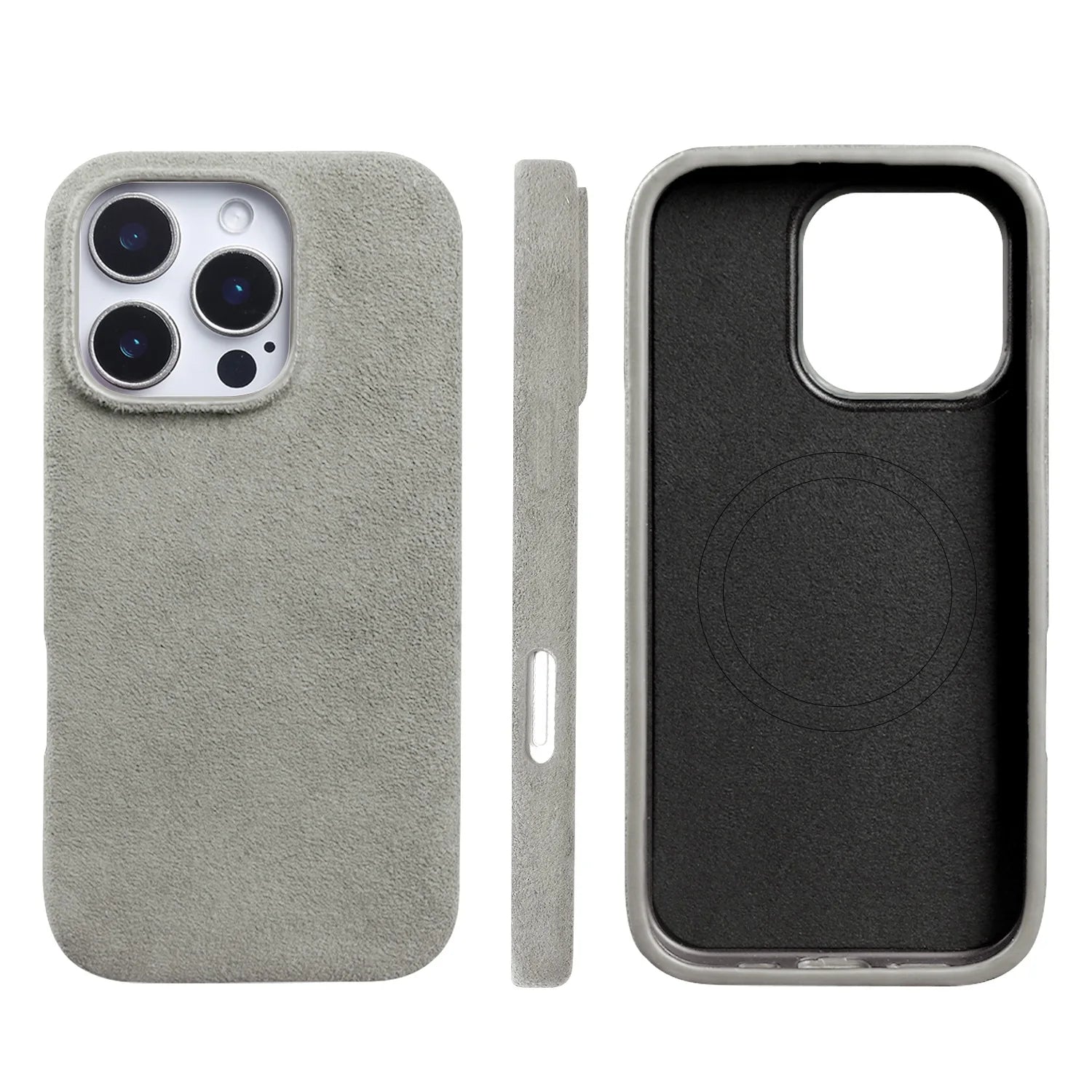 Luxury Alcantara MagSafe Case for iPhone 16 Series