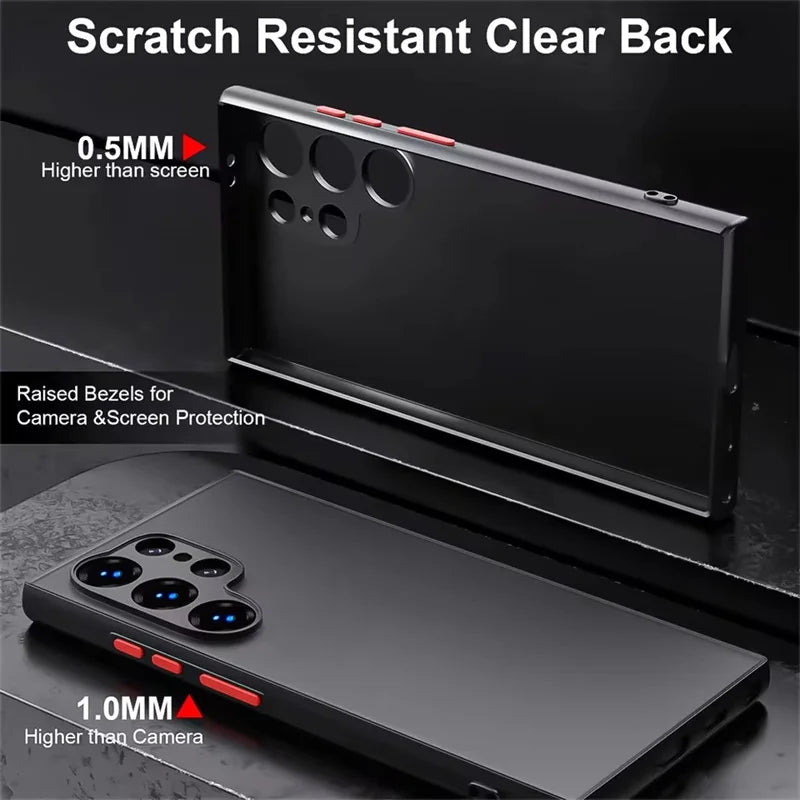 Shockproof Armor Matte Case for Samsung Galaxy S26 Series