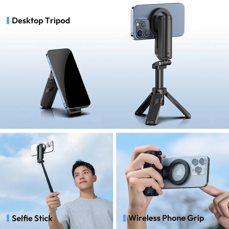 Ulanzi JJ03 Magnetic Tripod & Selfie Stick with Wireless Remote