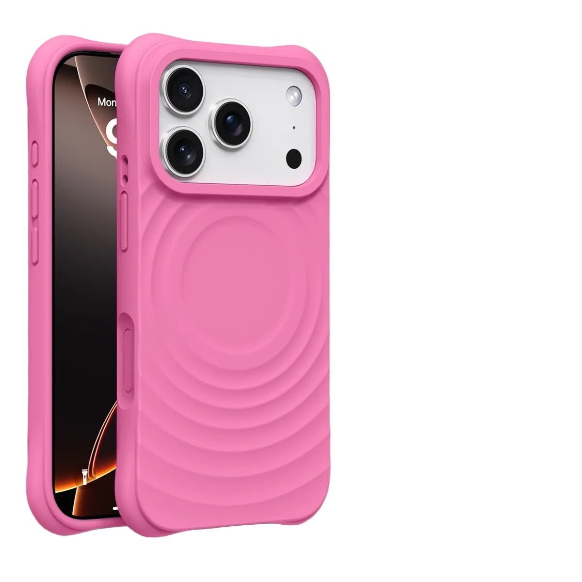 Water Ripple Silicone Magsafe Case for iPhone 17 Series