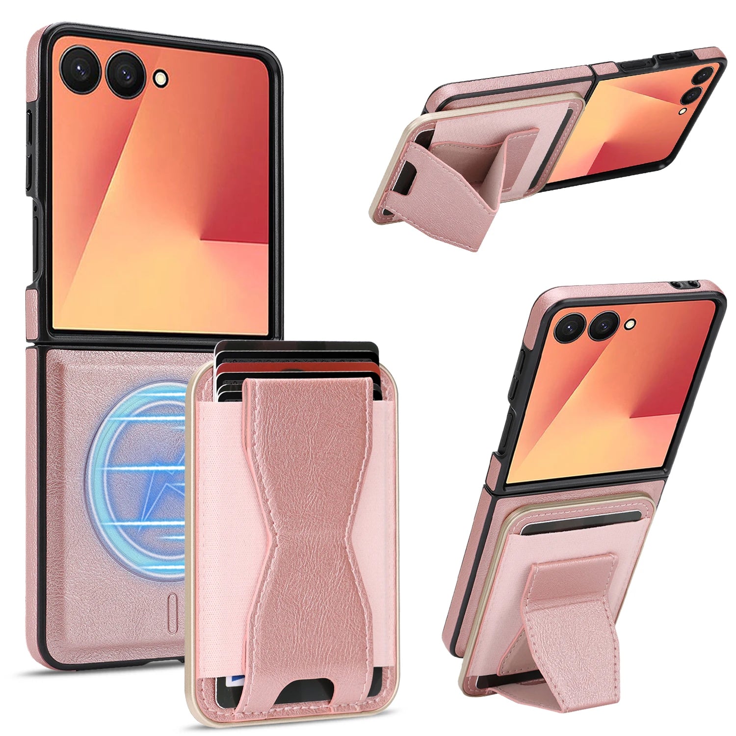 2-in-1 Magnetic Detachable Wallet Case for Samsung Galaxy Z Flip 7