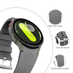 Silicone Leather Strap For Samsung Galaxy Watch 7