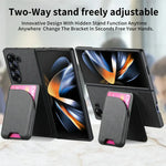 Samsung Galaxy Z Fold 7 Luxury Magnetic Leather Case with Card Holder