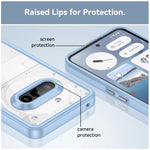 Clear Hard PC with Soft TPU Bumper Transparent Case for Nothing Phone 3a