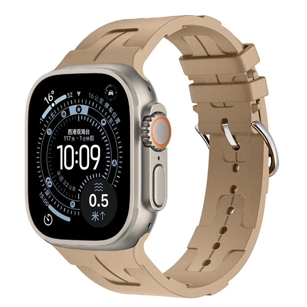 Kilim Design Silicone Band for Apple Watch
