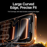 2-Pack Anti-Reflection Corning Glass Screen Protector for iPhone 16 Series