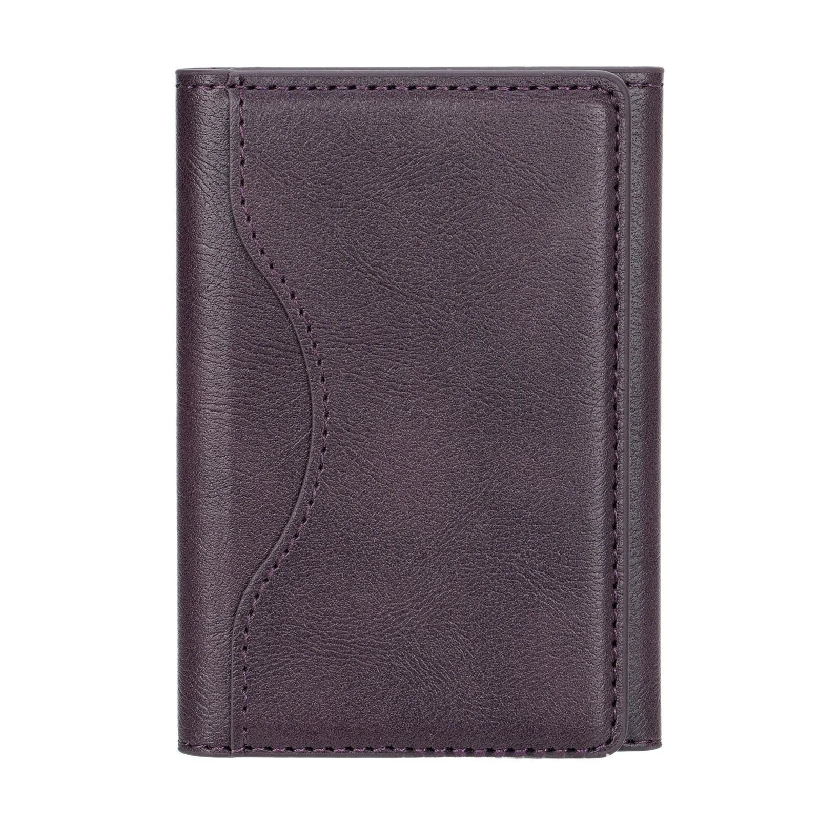 Premium Three-Fold Leather Wallet