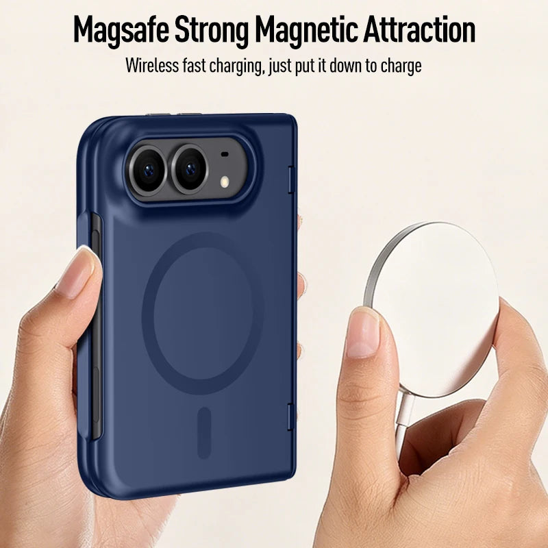 Matte Skin Feel MagSafe Case with Raised Lens Protection Ring for iPhone Duo