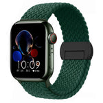 Stretchable Braided Solo Loop with Magnetic Closure for Apple Watch
