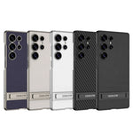 Ultra-Thin Luxury Leather Case with Kickstand for Samsung Galaxy S25 Ultra