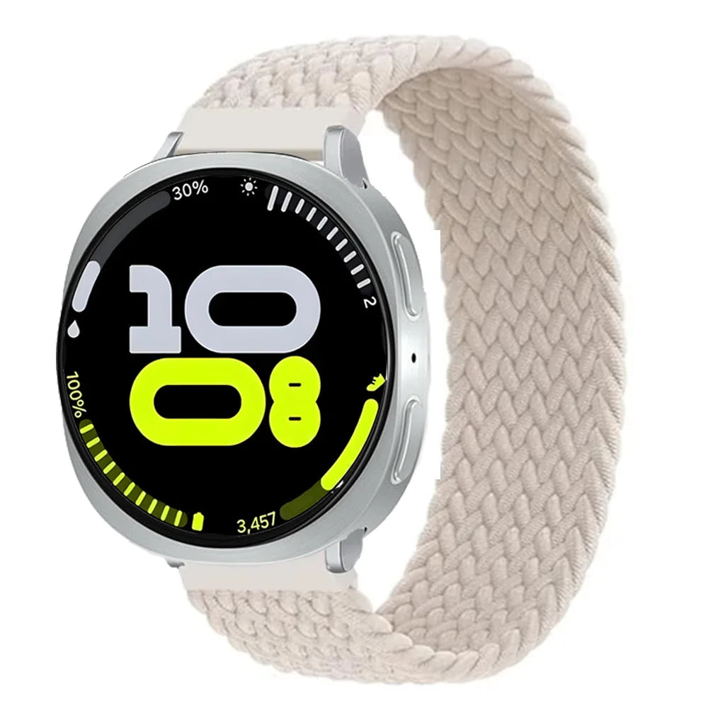 Braided Solo Loop Elastic Band for Samsung Galaxy Watch 8 / Galaxy Watch 8 Classic