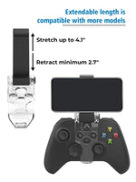 Adjustable Phone Holder Clip for Xbox Series X/S Gamepad