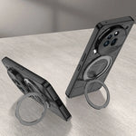 Shockproof Hard PC Case with 360-Degree Rotating Ring for Nothing Phone 3a / 3a Pro