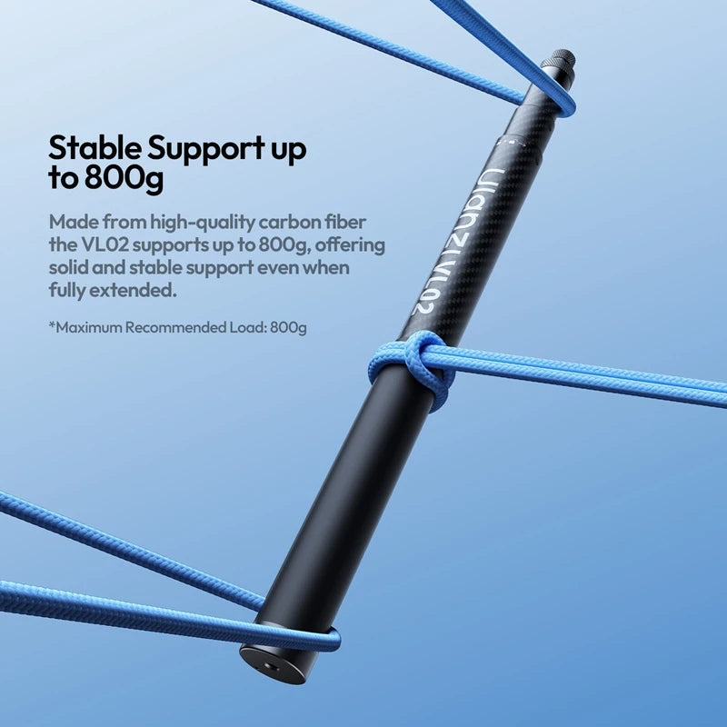 Ulanzi VL02 2.7M Carbon Fiber Extension Selfie Stick