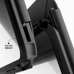 Folding Stand Case with Clear Back and Shoulder Strap for iPad (11th Generation)