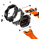 TPU Quick-Release Strap Case with Metal Bumper Protection for Apple Watch Ultra