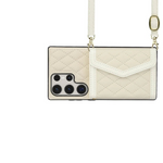 Crossbody Leather Wallet Case with Card Slots & Lanyard for Samsung Galaxy S25 Series
