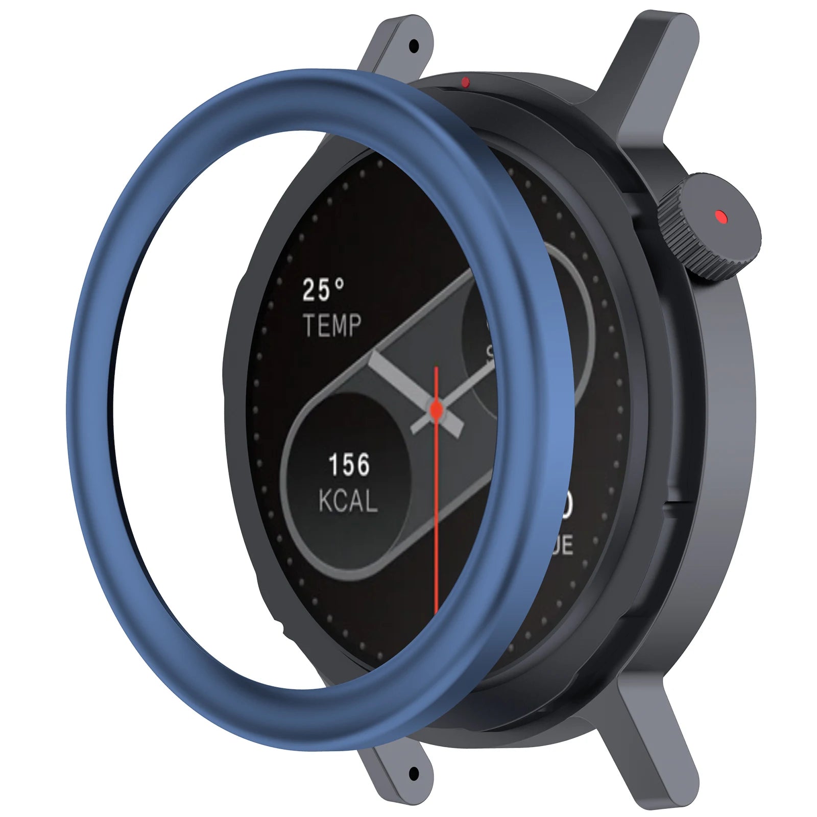 Metal Bezel Ring & Tempered Glass for Nothing CMF Watch Pro 2 Protector