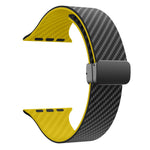 Carbon Fiber Pattern Magnetic Strap for Apple Watch
