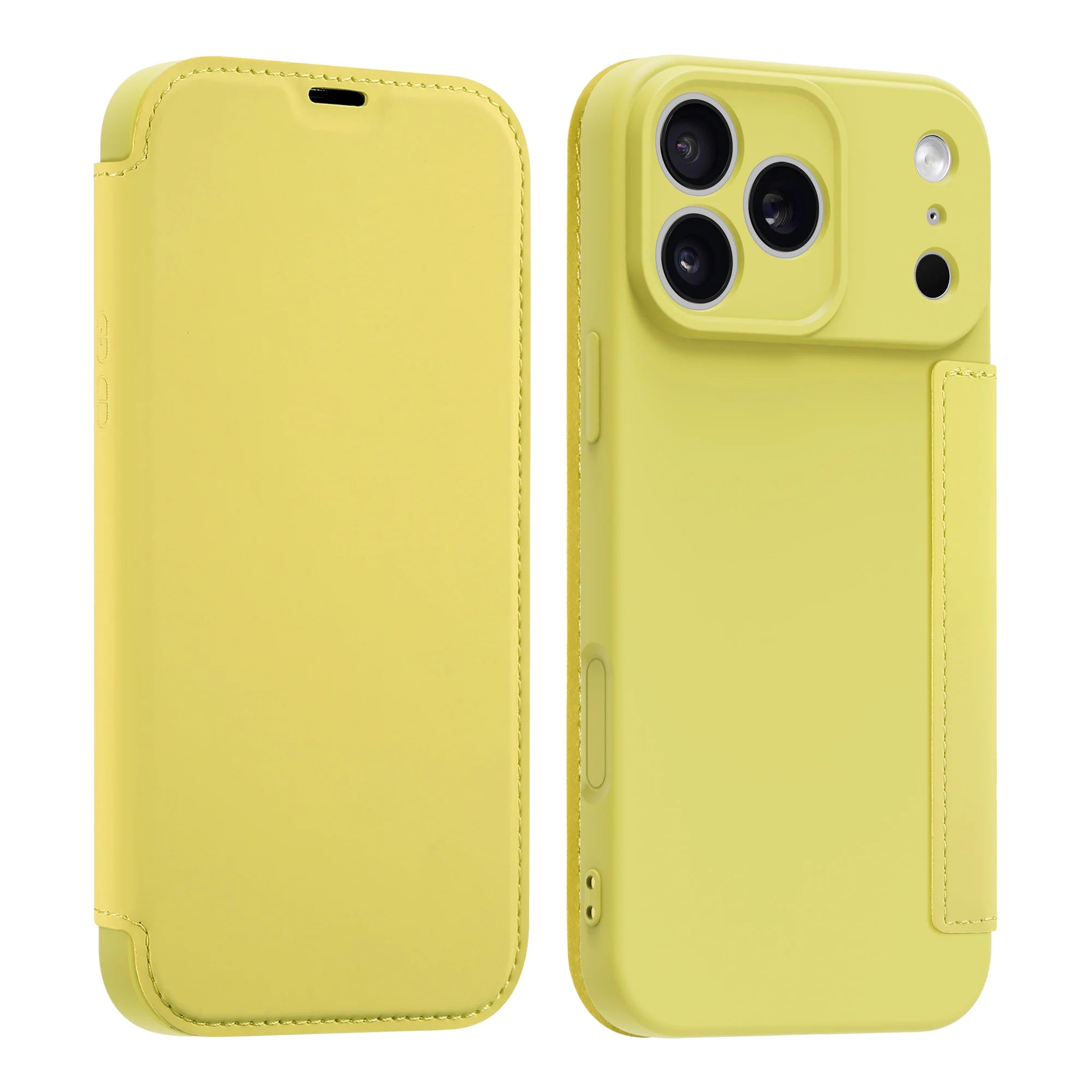 iPhone 17 Series Protective Flip Case with Card Slots