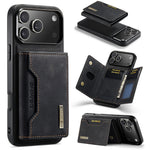 Premium Leather MagSafe Wallet Case with 3-Card Detachable Wallet for iPhone 18 Series
