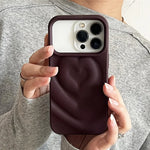 Stylish 3D Heart Pattern Case for iPhone 17 Series