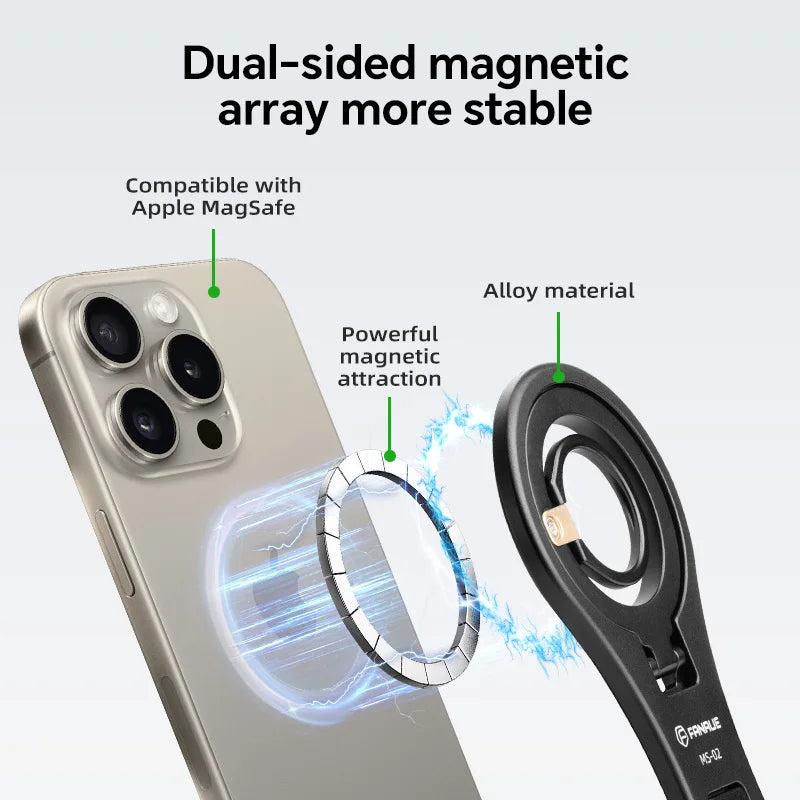 Foldable Double-Sided Magnetic Phone Holder