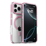 Premium Clear MagSafe Case with Striped Edges for iPhone 17 Series