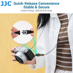 Dual-Shoulder Padded Camera Neck Strap with Quick-Release