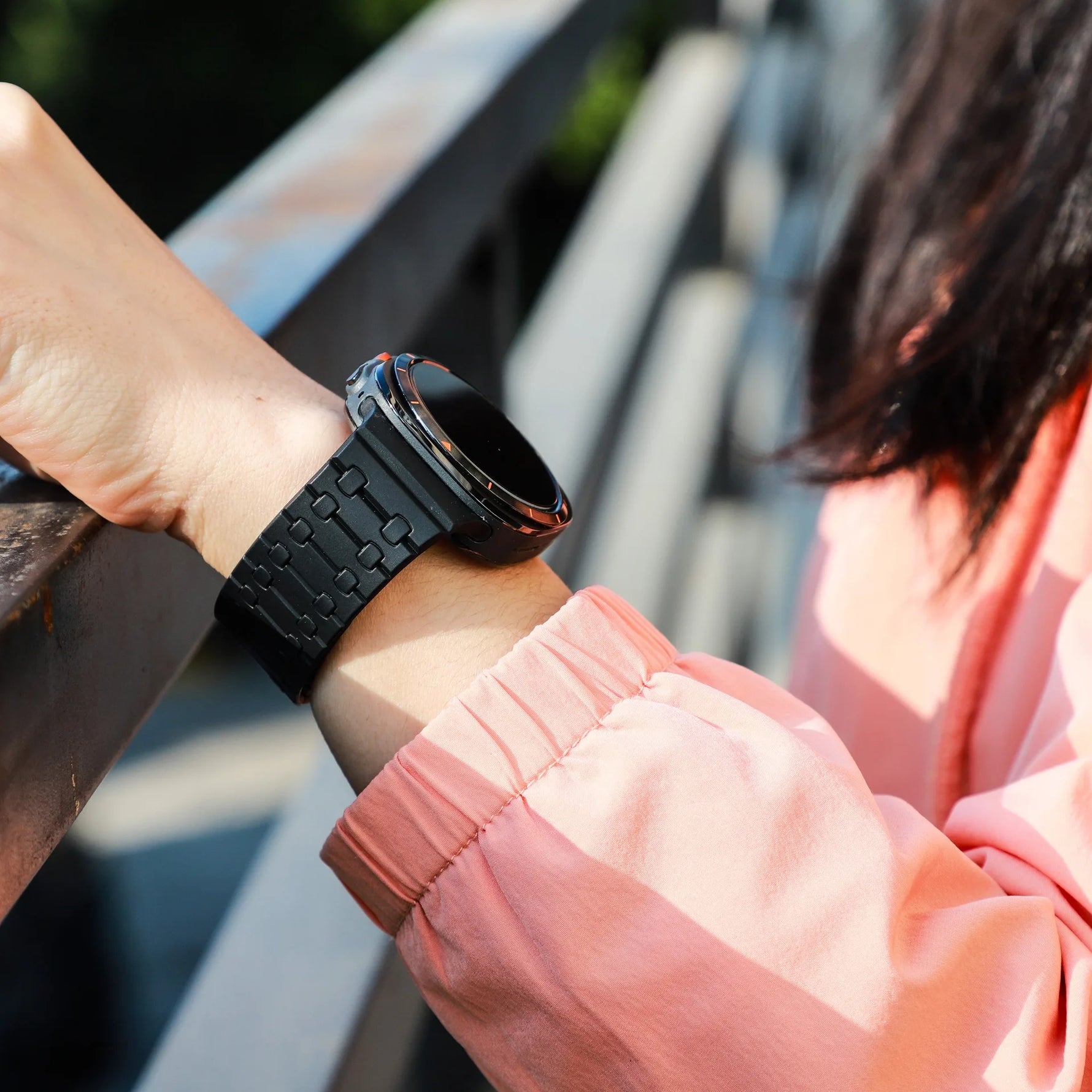 Silicone Magnetic Loop Watch Strap for Samsung Galaxy Watch Ultra