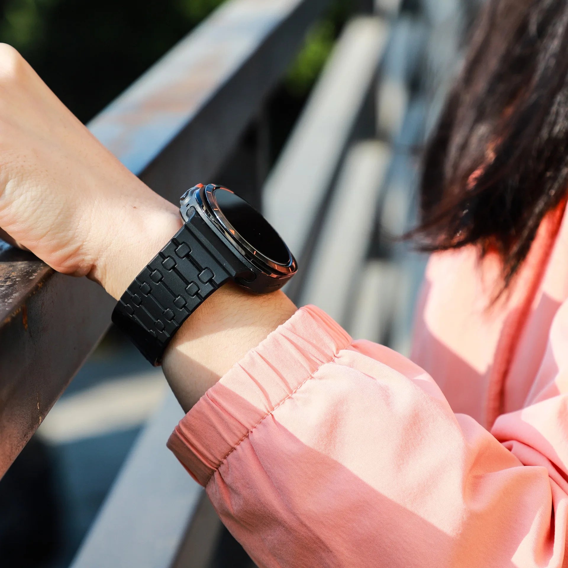 Silicone Magnetic Loop Watch Strap for Samsung Galaxy Watch Ultra