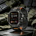 TPU Quick-Release Strap Case with Metal Bumper Protection for Apple Watch Ultra