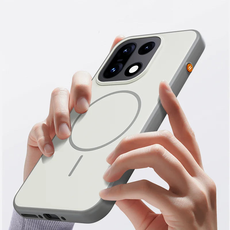 OnePlus 15 Matte Magnetic Case with Metal Buttons